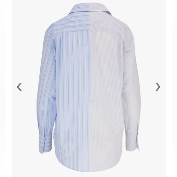 FRAME Le Mix Blanc Multi Oversized Shirt - Picture 4 of 11